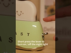 DIY Красивый декор стола Тостер лампа Домашнее украшение Ночное освещение с таймером и перезаряжаемым